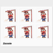 Wees Geen Mondademer Sticker (met logo) (Vel)