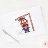 Wees Geen Mondademer Sticker (met logo) (Envelop)