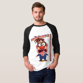 Wees Geen Mondademhaler Raglan T-shirt