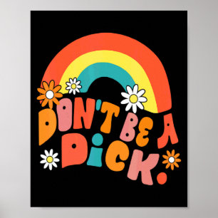 Wees Geen Motivatie Bericht Vintage Groov  Poster