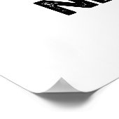 Wees geen negatieve grappige camerapun poster (Hoek)