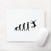 Wees geen Net Picker Badminton Player Shuttle Rac Muismat (Met muis)