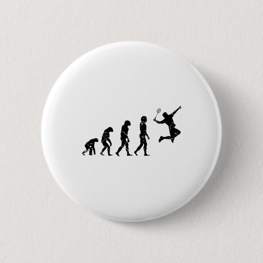 Wees geen Net Picker Badminton Player Shuttle Rac Ronde Button 5,7 Cm (Voorkant)