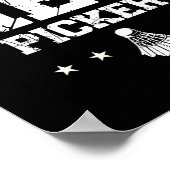 Wees geen netto picker badminton offerte poster (Hoek)