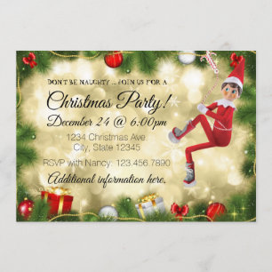 Wees geen onnozele kerstfeest kaart