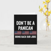 Wees geen paniek-Amerikaanse pro Trump Republikein Kaart (Gele Bloem)