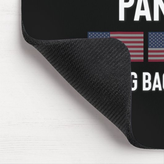 Wees geen paniek-Amerikaanse pro Trump Republikein Muismat (Hoek)