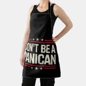 Wees geen paniek, grappige Trump Schort (Insitu)