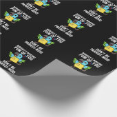 Wees geen parrot-noïde grappige vogelpest parrot d cadeaupapier (Hoek)