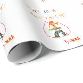 Wees geen patriarche-pakpapier cadeaupapier (Rol Hoek)