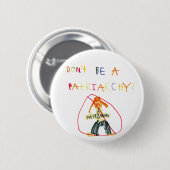 Wees geen patriarchie ronde button 5,7 cm (Voorkant /achterkant)