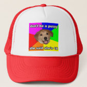 Wees geen poesje Pet (Voorkant)