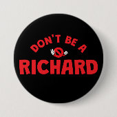Wees geen Richard Button – Brute & Sarcastische Hu (Voorkant)