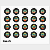 Wees geen Richard Ronde Sticker (Vel)