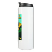 Wees geen roadie wild meisjes rijden mountainbikes thermosbeker (Geroteerd rechts)