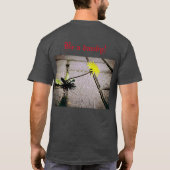 Wees geen roos - wees een dandy! -Shirts T-shirt (Achterkant)