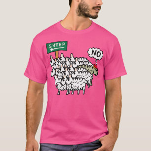 Wees geen schaap t-shirt