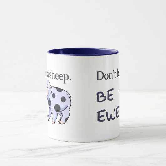 Wees geen schaap. Wees Ewe! Mokken (Midden)