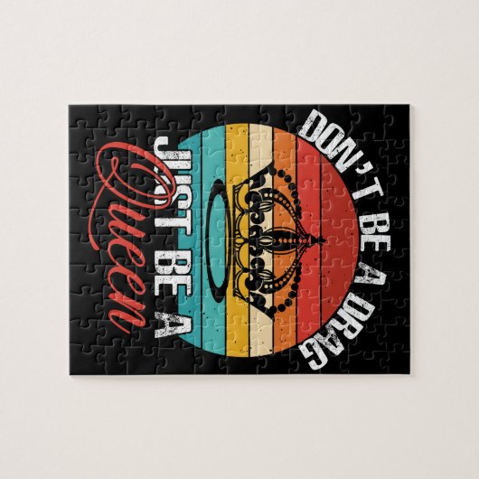 Wees geen sleeppuzzel legpuzzel (Horizontaal)