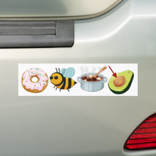 Wees Geen Stomme Rebus Bumpersticker