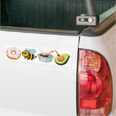 Wees Geen Stomme Rebus Bumpersticker (Op Truck)