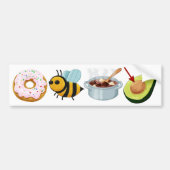 Wees Geen Stomme Rebus Bumpersticker (Voorkant)