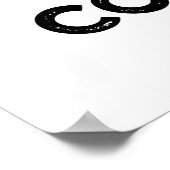 Wees geen stoute, grappige fruitpun poster (Hoek)