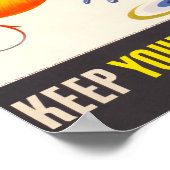 Wees geen Sucker! Hou je mond. Vintage Poster (Hoek)