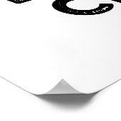 Wees geen suf grappige krab Poop Pun Poster (Hoek)