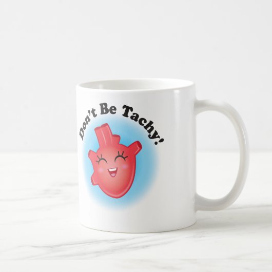 Wees geen Tachy Anatomical Heart Coffee Mok (Rechts)