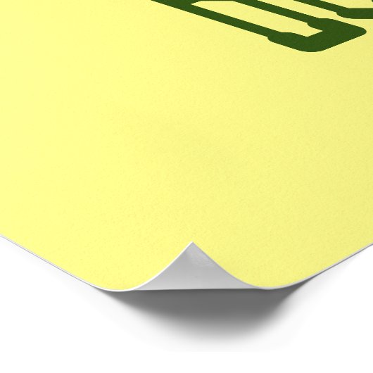 Wees geen toad, wees een kikker, Poster (Hoek)