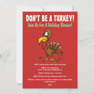 Wees geen Turkse grappige feestdag Kaart