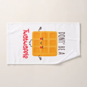 Wees geen twatwafel bad handdoek (Handdoek)