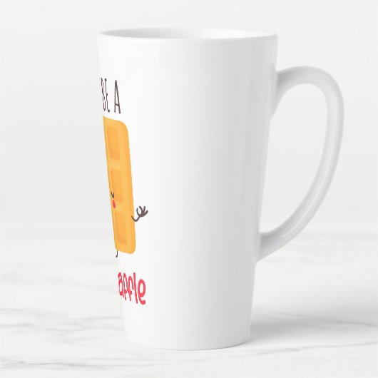 Wees geen twatwafel latte mok (Rechts)