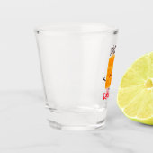Wees geen twatwafel shot glas (Links)