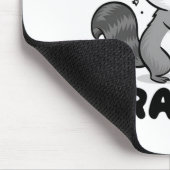 Wees geen waardeloze wasbeer tegen zwerfafval muismat (Hoek)