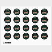 Wees geen Weenie! Ronde Sticker (Vel)