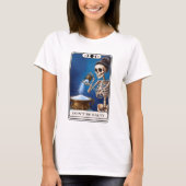 Wees geen zoute skelet tarot t-shirt (Voorkant)