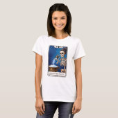 Wees geen zoute skelet tarot t-shirt (Voorkant volledig)