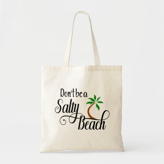 Wees geen zure strand leuke zomer vakantie tote bag (Voorkant)