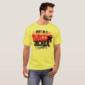 'Wees geen zwoerd jasje' T-shirt (Voorkant volledig)