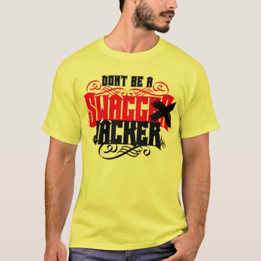 'Wees geen zwoerd jasje' T-shirt (Voorkant)