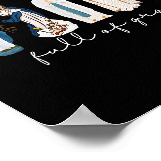 Wees gegroet Maria vol genade, Heilige Maagd Maria Poster (Hoek)