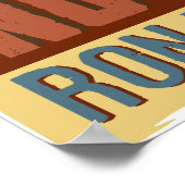 'Wees gehoord, niet herkend' Ron Paul Poster (Hoek)