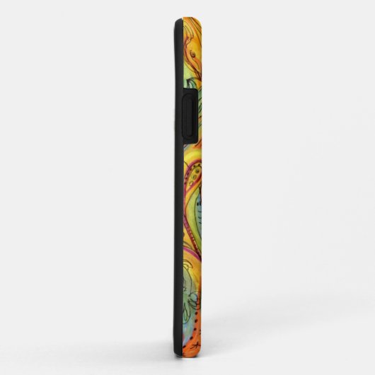 "Wees geïnspireerd" Colorful Doodle iPhone 11 hoes (Achterkant/rechts)