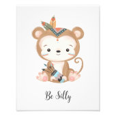 Wees Gekke Dierenkwekerij Wall Art Foto Afdruk (Voorkant)