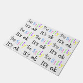 Wees Gekke, het is Ok-deurmat Deurmat (Schuin)