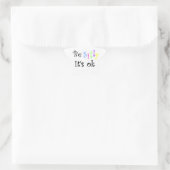 Wees Gekke Het is ok-star sticker (Tas)