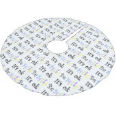 Wees Gekke Het is Ok-tree rok Kerstboom Rok (Gekanteld)