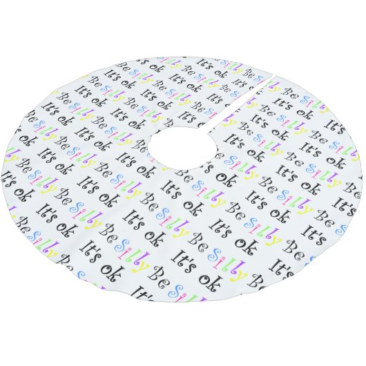 Wees Gekke Het is Ok-tree rok Kerstboom Rok (Gekanteld)